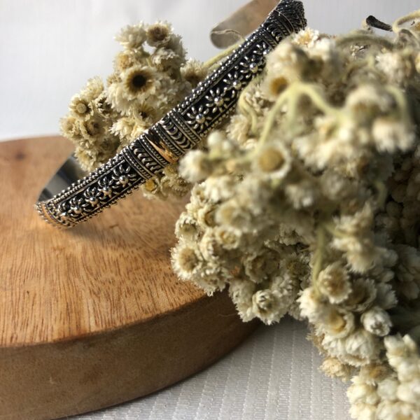 Bangle Gold and Silver - NRAGSB 0006